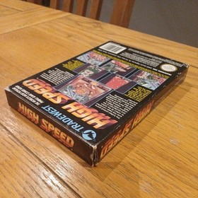 High Speed Worlds #1 Pinball Boxed Protector Manual PAL A NES-8H-UKV Nintendo