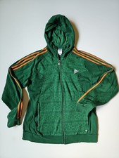 Vintage Adidas Shamrock Track Jacket Euro 2008 Broken ZIP Sz. M