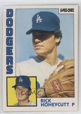 1984 O-Pee-Chee Rick Honeycutt #222 0w7