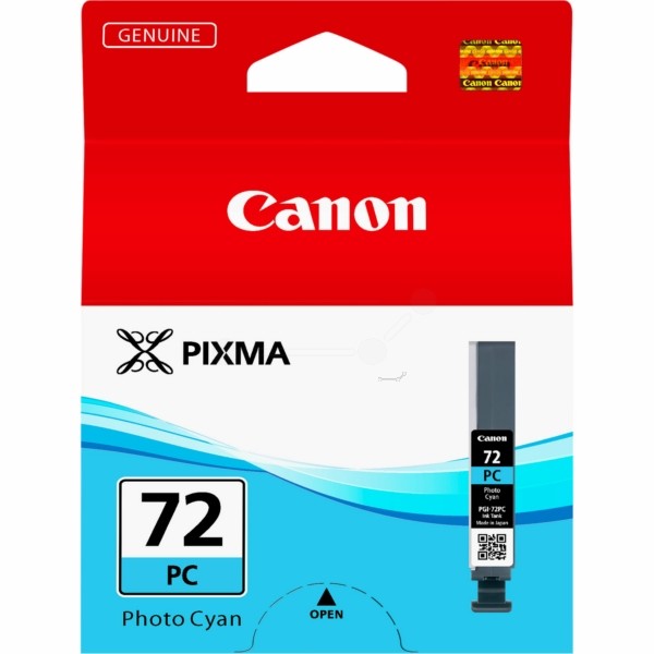 Original Canon PGI-72 Pc 6407B001 Tinte Photo Cyan-image