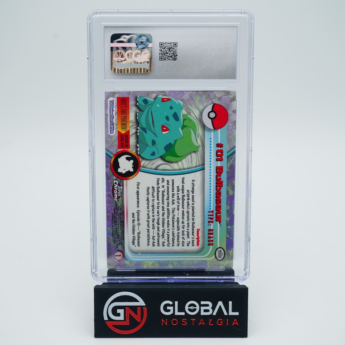 Bulbasaur #1 Topps Chrome Series 1 2000 Pokemon POP 15 CGC 10 | eBay