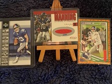 Eli Manning Jersey Relic 40/99 Rookie Era Card Lot Giants 2x Super Bowl QB