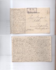 (ritter08)   Feldpost Ostfront,  aus Nachlass Ritter, Ritter war Feldwebell