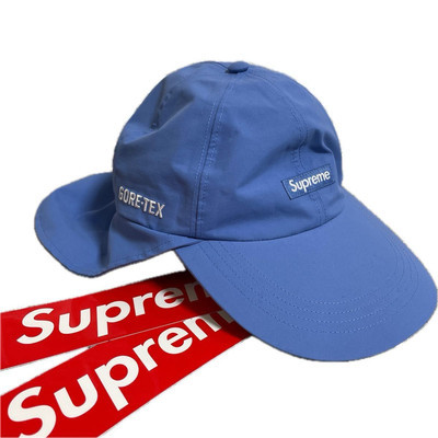 supreme GORE TEX Sunshield Hat with S M Sticker Cap Cap Gore supreme GORE TEX Sunshield Hat with S M Sticker Cap Cap Gore
