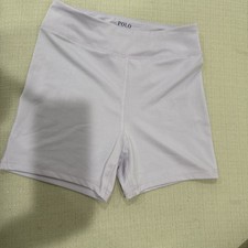 Polo RALPH LAUREN Girls XL 16 Polyester Stretch Yoga SHORT Purple