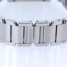 CARTIER Tank Fran aise MM Date Watch W51011Q3 Boys Stainless Steel Silver Boys U 7