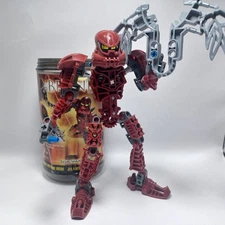Lego Bionicle - Set #8601 - Toa Metru Vakama w/ Canister - Complete No Disk