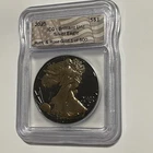 2025 ASE Black Ruthenium Rose Gold Coin 1 Troy Oz .999 Fine Silver Eagle 1of 500