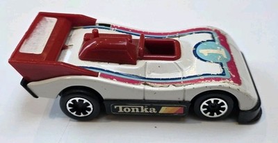 Vintage TONKA Spielzeug Rennwagen Modell Push Forward Racing Sammlerstücke 80er 