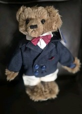Roosevelt Teddies Papel Jay 11" Bear Plush Toy Stuffed Animal With Stand