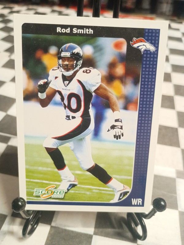 Vintage NFL Denver Broncos Card 2002 Score - Rod Smith #75 