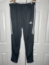 Adidas Women's 3 STRIPE TRICOT Track Sweatpants Orbit Indigo Size Large