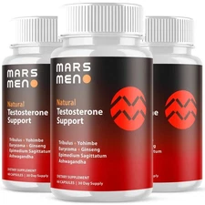 ( 3 Pack ) Mars Men for Men Advanced Max Formula Vitamin Supplement 180 Capsules