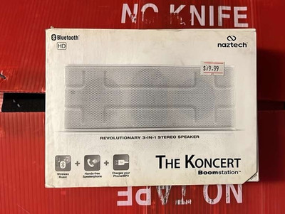 Naztech The Koncert Boomstation Wireless Bluetooth Speaker White