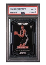 2023-24 Panini Prizm Monopoly - Victor Wembanyama #81 (RC) PSA 8 NM-MT ROOKIE