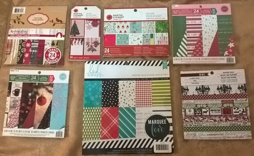Martha Stewart Recollections MME Swapp Christmas Cardstock Single & Double Sided