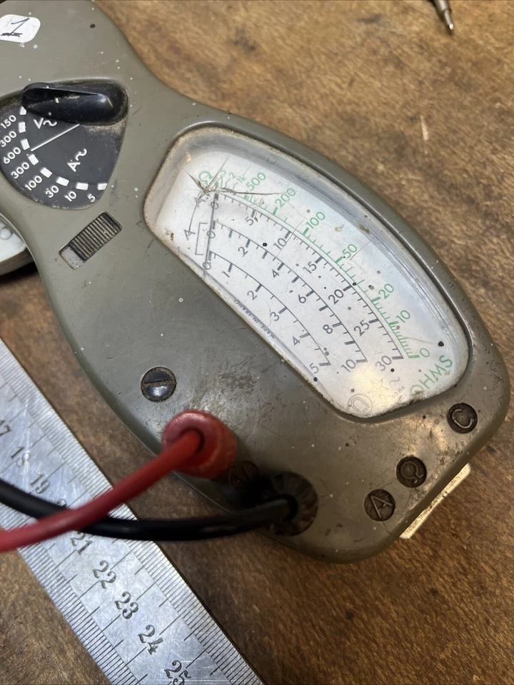 CONTROLEUR PINCE AMPEREMETRIQUE MULTIMETRE METRIX VINTAGE Réf N.1 - Photo 2/4