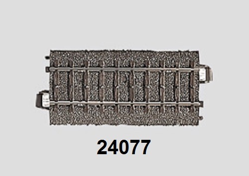 Märklin H0 24077 binario C dritto 77,5 mm - NUOVO