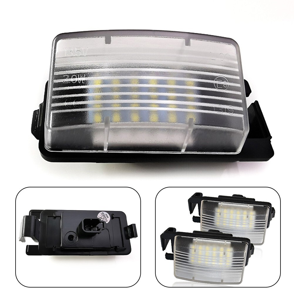 LED License Plate Lights for Infiniti G35 G37 For Nissan Versa Livina