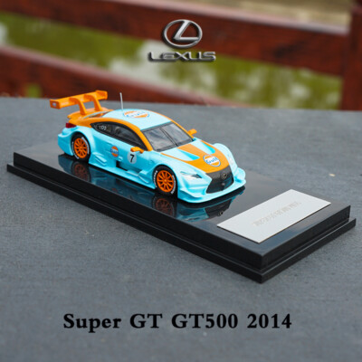1:64 Scale Diecast Model Car Vehicles Lexus RCF SUPER GT GT500 2014 Gulf 7#