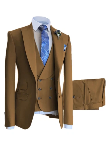 Men’s Suit 3 Piece White Meeting Party Wedding Business Formal Occasions - Picture 11 of 44