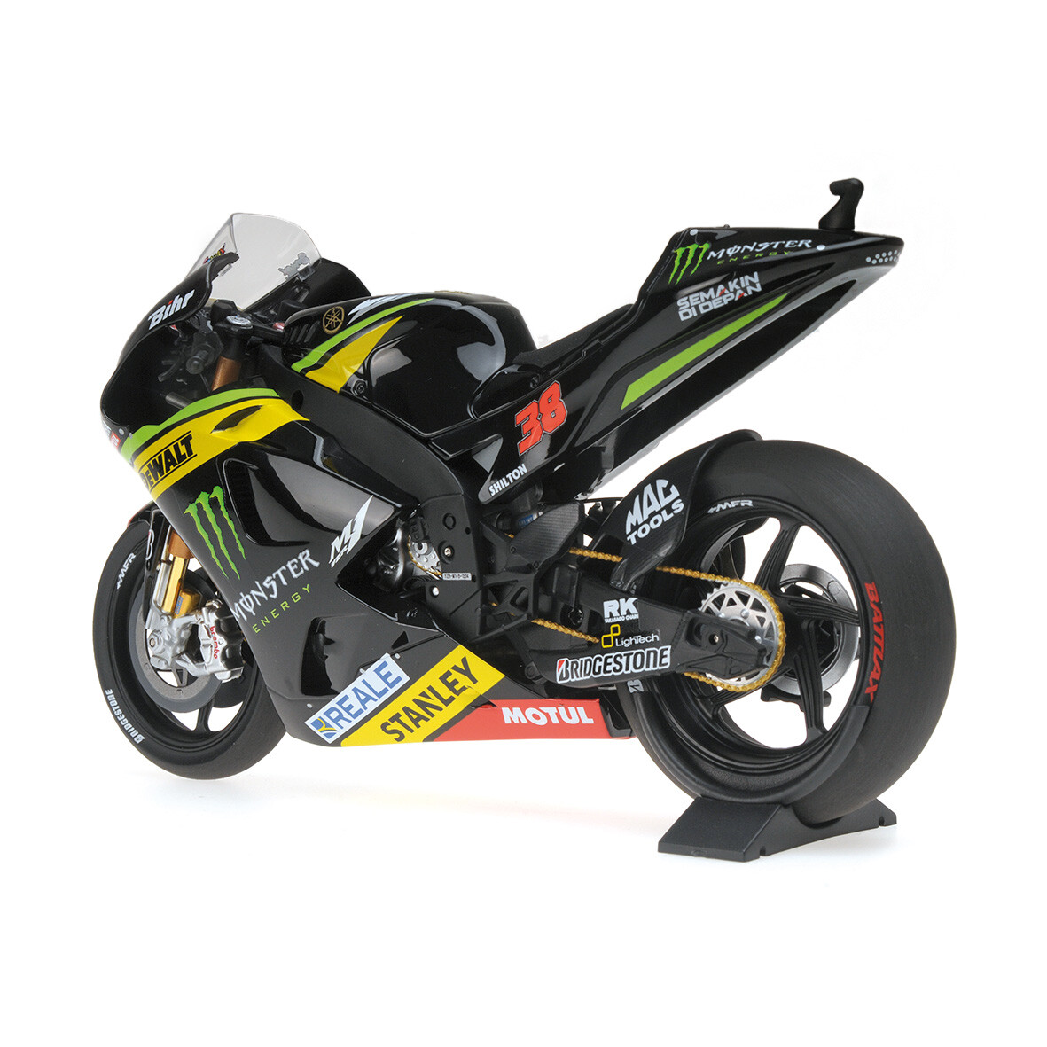 Minichamps 1:12 YAMAHA YZR-M1 MONSTER YAMAHA TECH3 BRADLEY