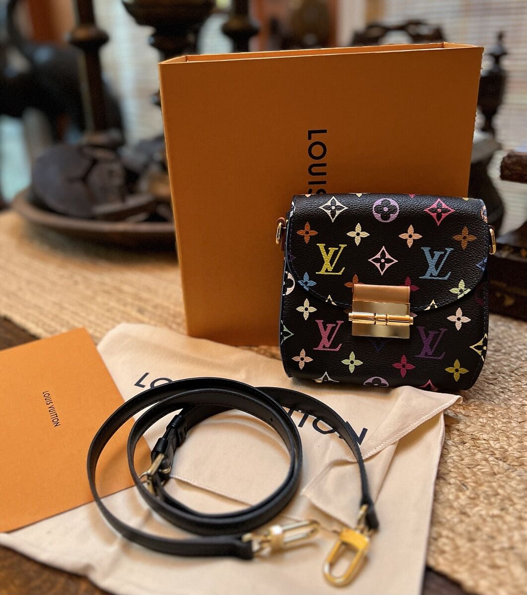 Louis Vuitton Black Multicolor HEARTBREAKER CrossBody Bag Never Used SUPER  RARE!