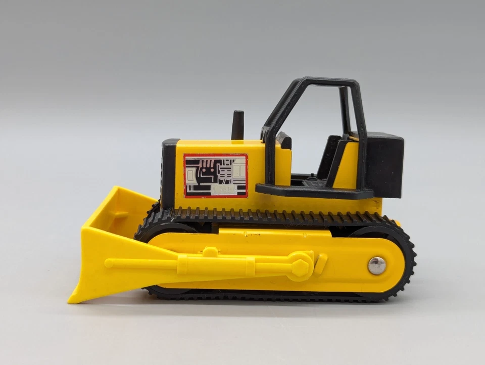 Juguete vintage Nylint 4,5" amarillo y negro topadora metal plástico años 70’s 80’s Foto 4 de 4