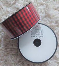 Lot of Christmas Red Black Farmhouse Buffalo Plaid