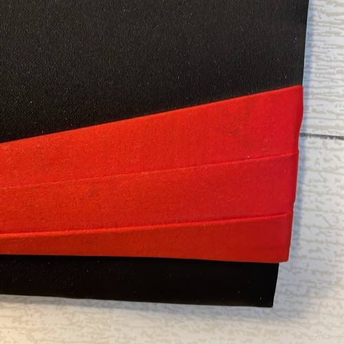Black and red retro 80's or 90's vintage women's purse with magnetic clasp party - Picture 3 of 9