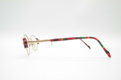 Lunettes Vintage Zeiss 6608 4100 Or Multicolore Ovale Monture NOS - Picture 2 of 6