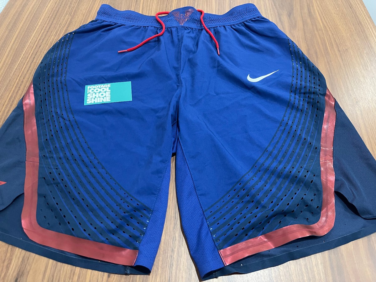 2008 NIKE ELITE USA OLYMPIC UNITED WE RISE BASKETBALL SHORTS ROYAL