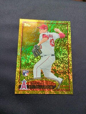 2012 Topps Baseball MLB Garrett Richards RC Rookie Gold Sparkle #575