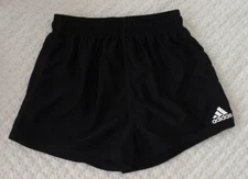 Adidas Mens Boys Gymnastic Black Competition Shorts Size AXS Adult Extra Small