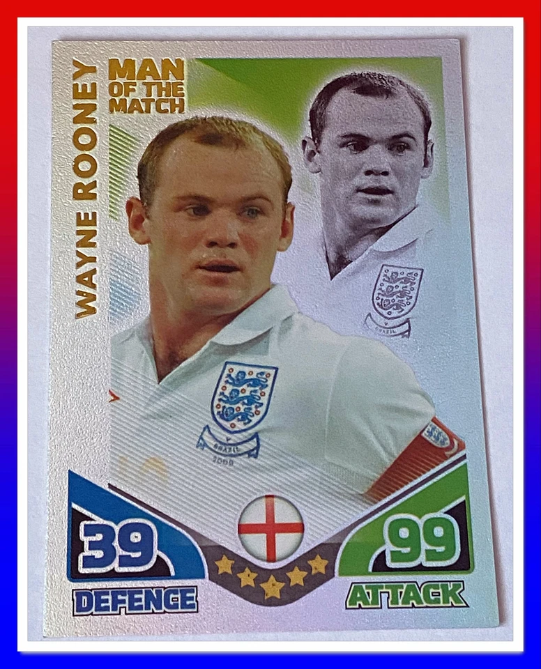 2010 Topps Match Attax England World Cup Trading Cards -  Man of the Match - Image 4 of 4