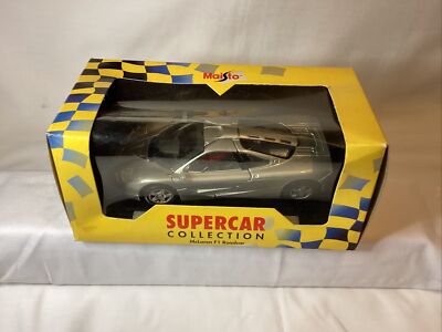 MAISTO SUPERCAR COLLECTION 1:24 SCALE 1993 MCLAREN F1 ROADCAR