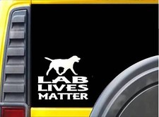 Labrador Lives Matter Sticker k121 6 inch lab retriever decal