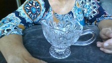 PRETTY CRYSTAL Godinger Shannon PINEAPPLE Gravy Boat NEW IN BOX EASTER TABLE WOW