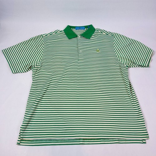 Fairway & Greene Golf Polo Herren Größe Large grün weiß gestreift