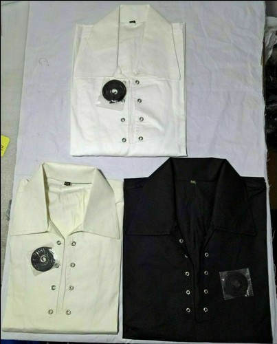 Men's Scottish Jacobite Ghillie Kilt Shirt 3 Colours All Sizes with Leather cord - 第 2/10 張圖片