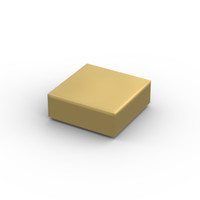 Lego 10X Fliese Platte 1X1 Tile Plate 3070B Metallic Gold