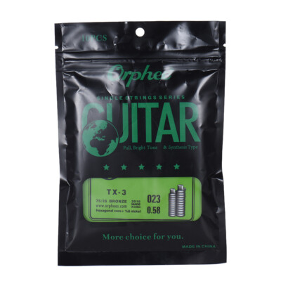 10PCS Single String Replacement for Acoustic Folk Guitar 3rd G-String(.023) I2E4