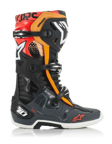 ALPINESTAR TECH 10 MX BOOTS ORANGE 