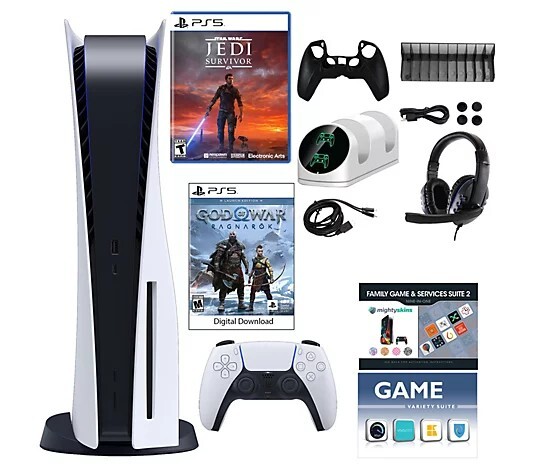 PS5 Bundle with GOW, Star Wars Survivor & Accessories-image