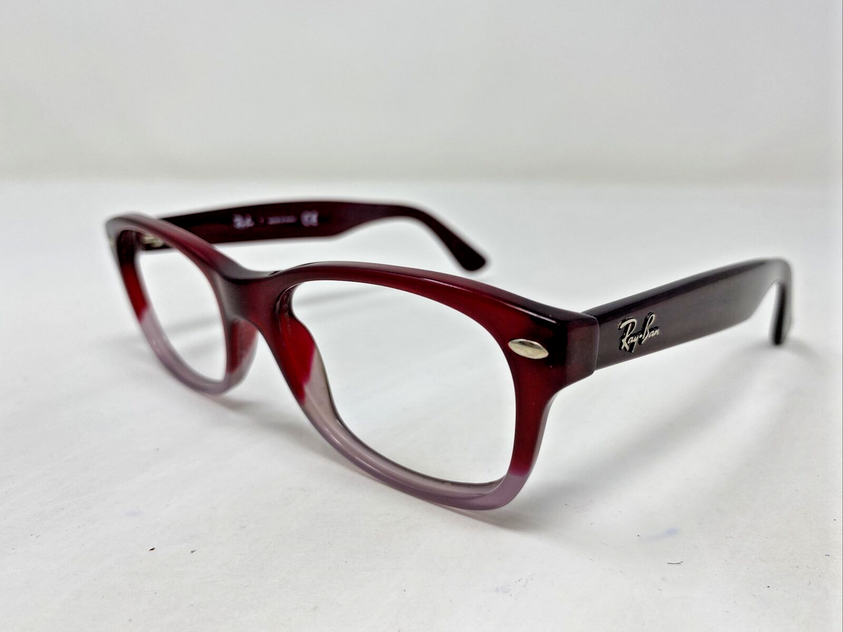 Ray Ban RB 1528 3583 48-16-130 Red Berry Fade Full Rim Eyeglasses Frame &Q46