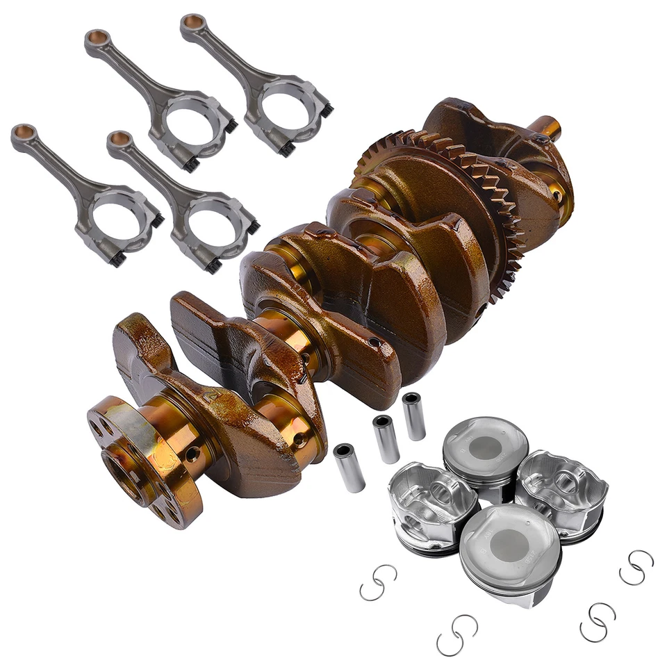 Kit de cigüeñal y pistón con anillos y varillas para Toyota Scion tC Camry Rav4 Corolla Foto 4 de 4