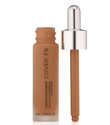 COVER FX Custom Cover Drops Multi-Use Shade-Adjusting Liquid Foundation -N Deep2