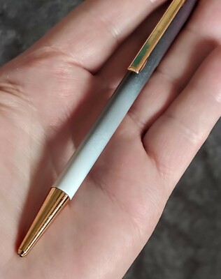 TOZ PENKALA ball point pen enameled and gold plated 1980s