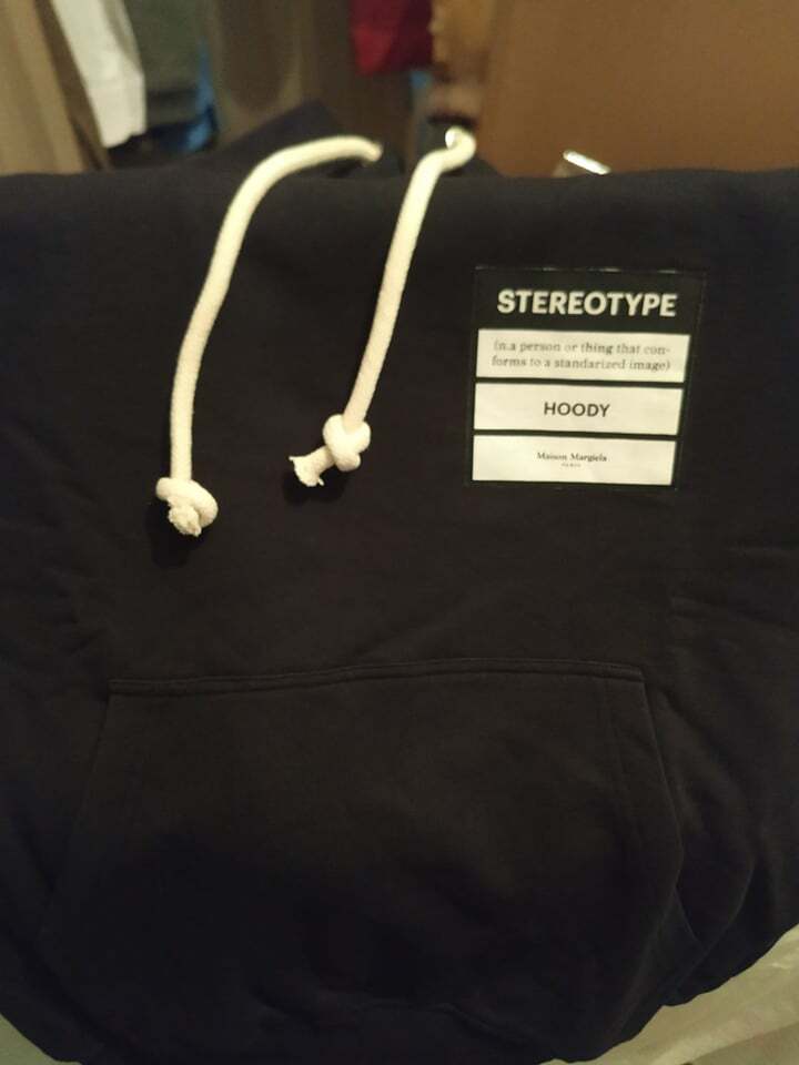 MAISON MARGIELA stereotype hoodie black Size:44 | eBay