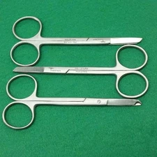 3 O.R SPENCER STITCH SUTURE SCISSORS 4.5" SURGICAL INSTRUMENT ( ROUND PATTERN )